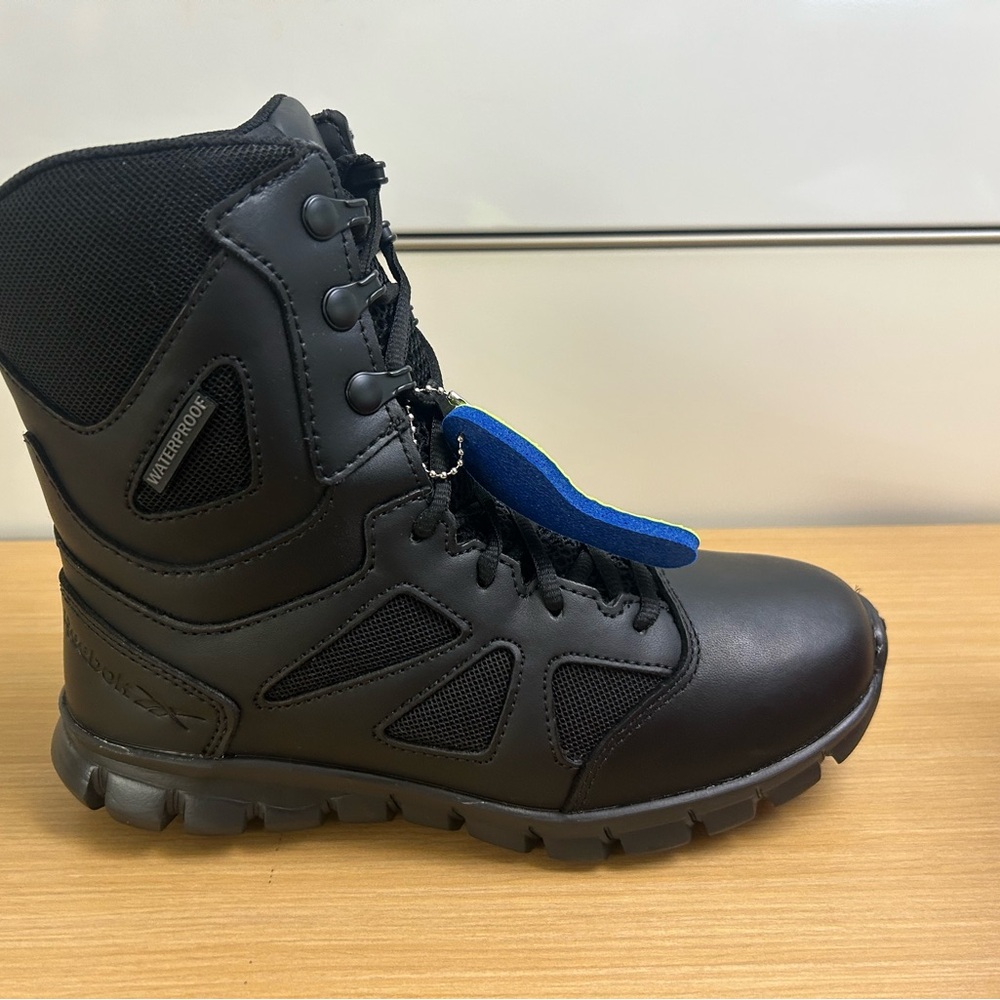 Reebok duty sublite cushion tactical 8” waterproof boot with side zip